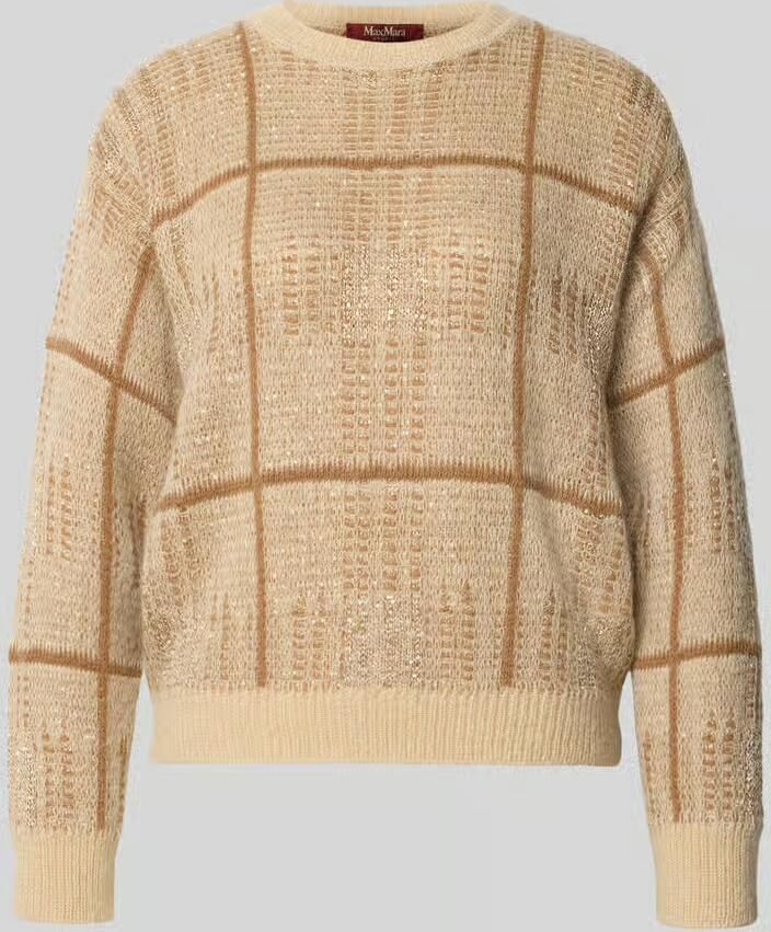 Max Mara Studio Pullover van mohair wol kasjmier mix