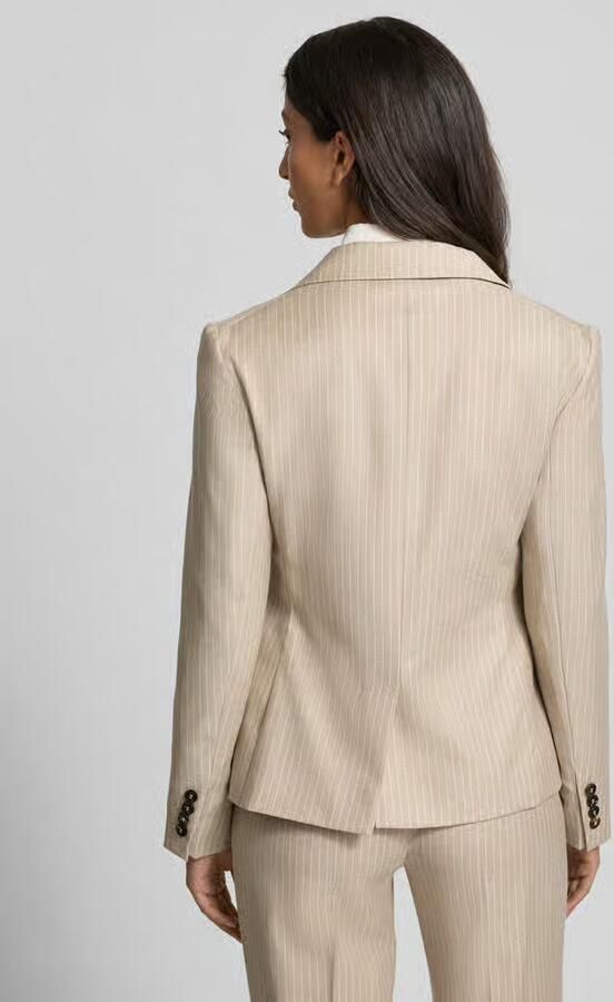 Max Mara Studio Regular fit blazer van scheerwolmix model 'PANINO'