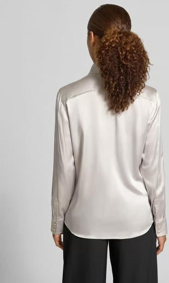 Max Mara Studio Regular fit blouse met lange mouwen van zijdemix model 'XERO' - Foto 2