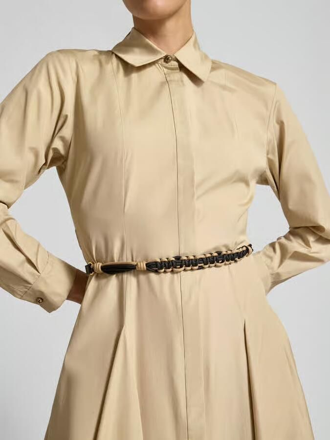 Max Mara Studio regular fit blousejurk van puur katoen model 'STAFFETTO'