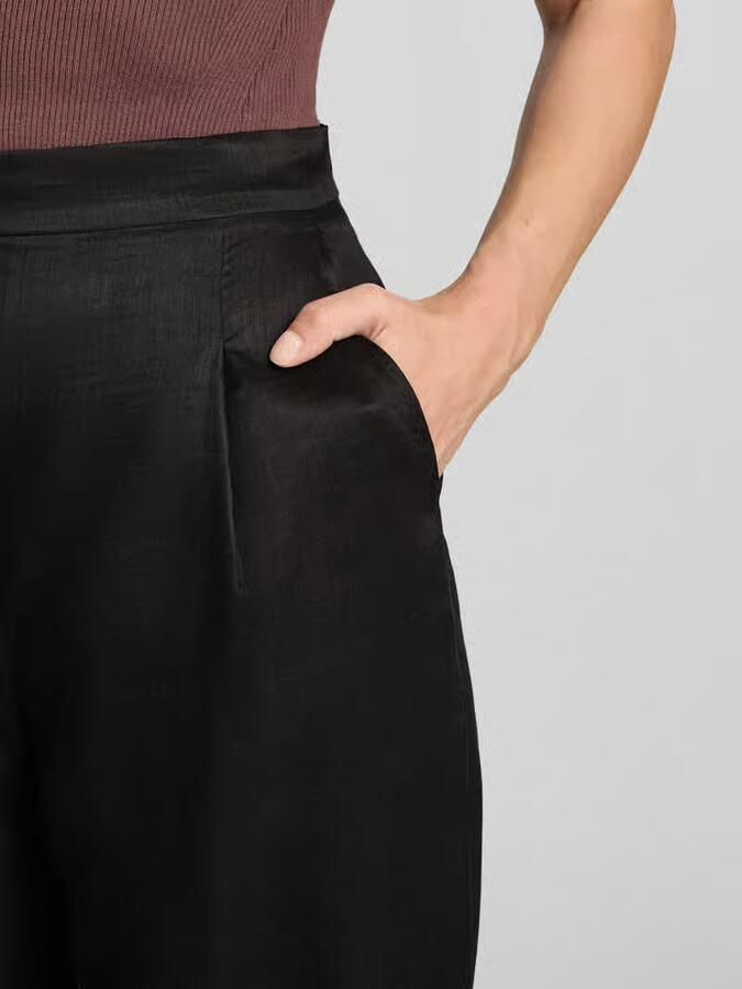 Max Mara Studio regular fit culotte in verkorte lengte model 'TARTUFO'