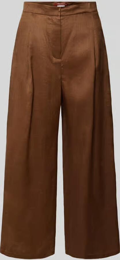 Max Mara Studio regular fit culotte in verkorte lengte model 'TARTUFO' - Foto 2