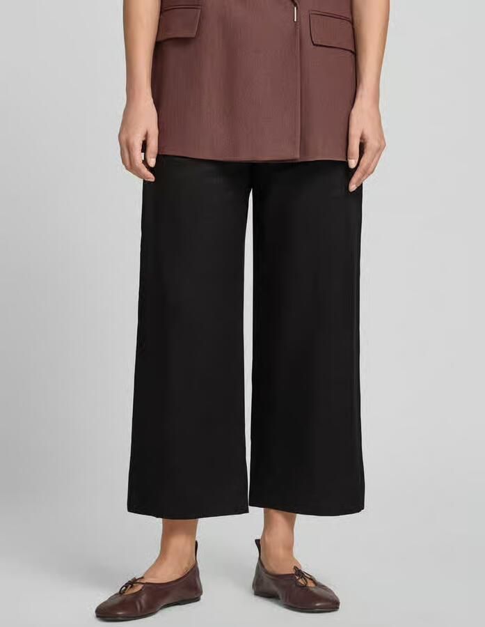 Max Mara Studio regular fit culotte in verkorte lengte model 'TARTUFO' - Foto 3