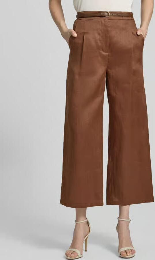 Max Mara Studio regular fit culotte in verkorte lengte model 'TARTUFO' - Foto 3