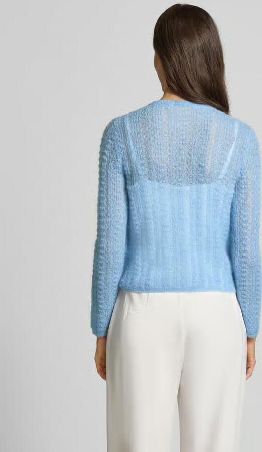 Max Mara Studio Regular fit gebreid jack van een mix van mohair en wol model 'GOLIA'