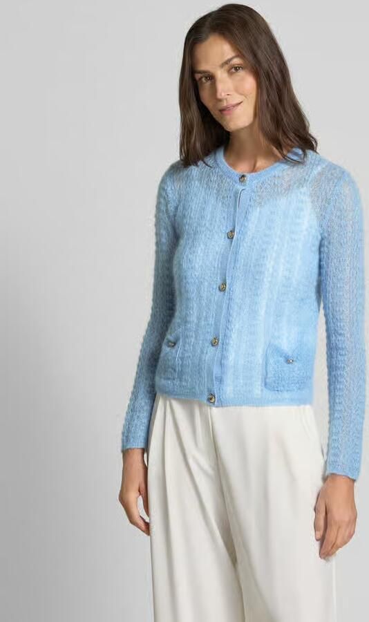 Max Mara Studio Regular fit gebreid jack van een mix van mohair en wol model 'GOLIA' - Foto 2
