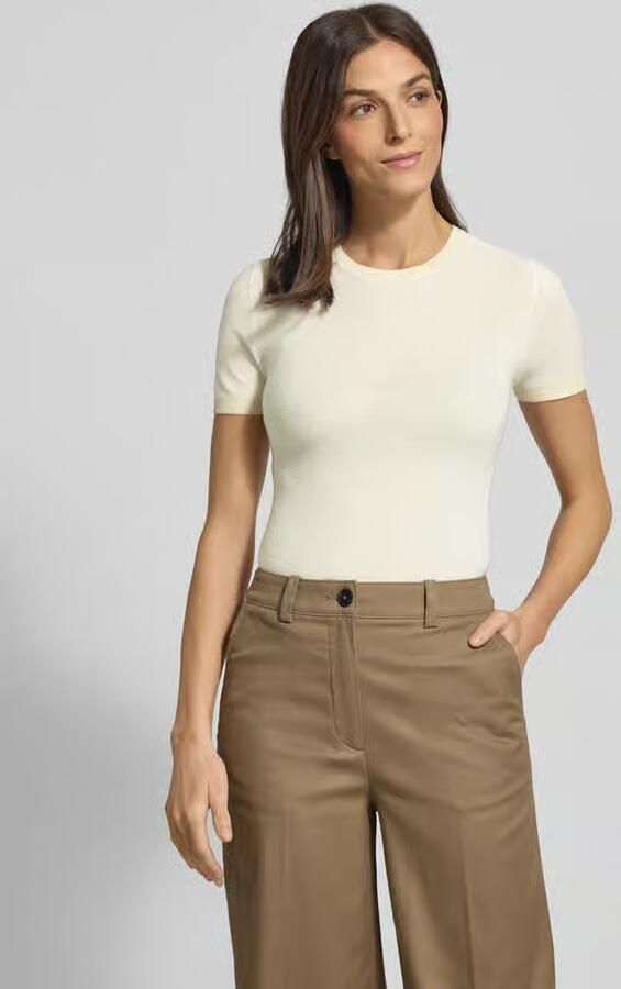 Max Mara Studio Regular fit gebreid shirt van mix van zijde en wol model 'MSTLEPRE' - Foto 2