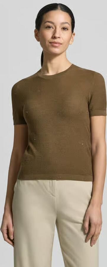 Max Mara Studio Regular fit gebreid shirt van mix van zijde en wol model 'MSTLEPRE' - Foto 3