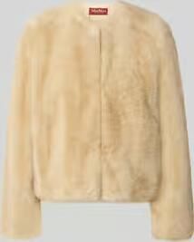 Max Mara Studio Regular Fit jack van imitatiebont met ronde hals model 'PALCHI'