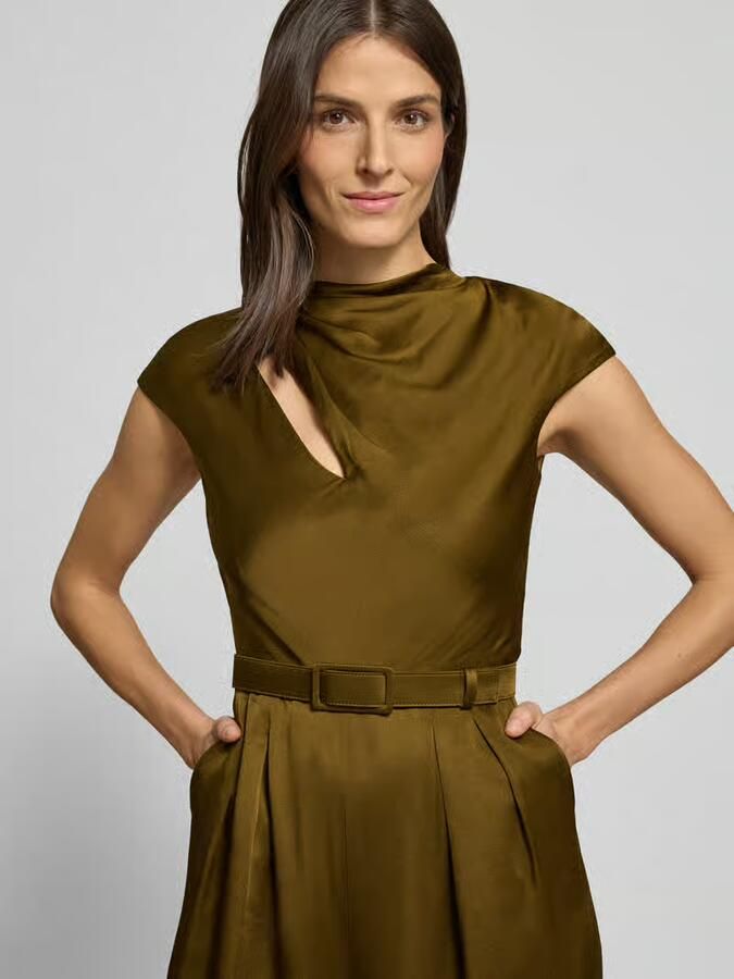 Max Mara Studio Regular fit jumpsuit met riem - Foto 2