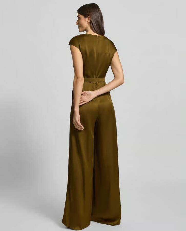 Max Mara Studio Regular fit jumpsuit met riem - Foto 2
