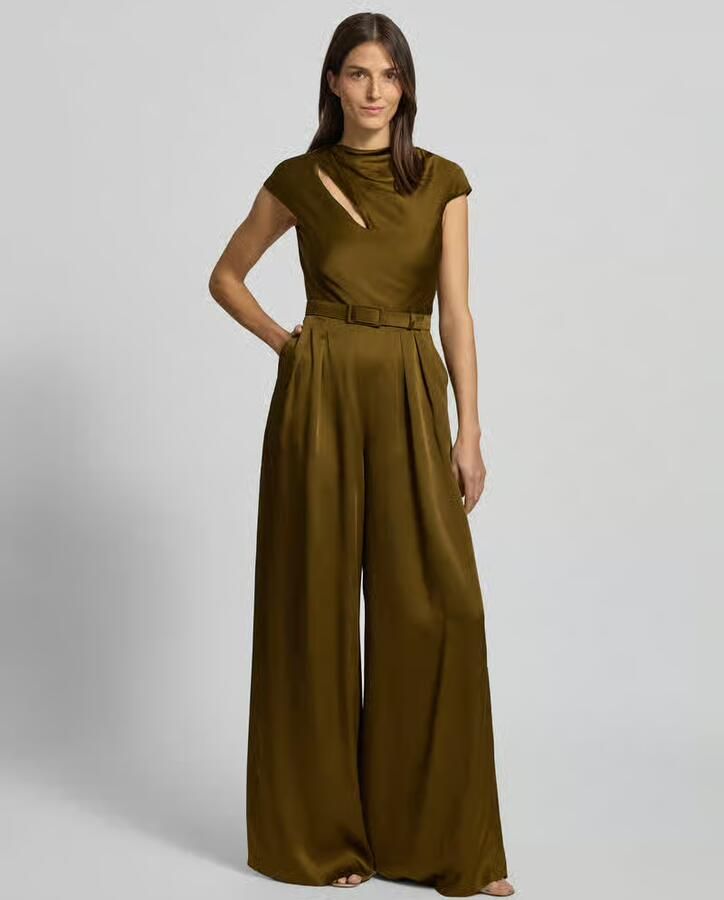 Max Mara Studio Regular fit jumpsuit met riem - Foto 3
