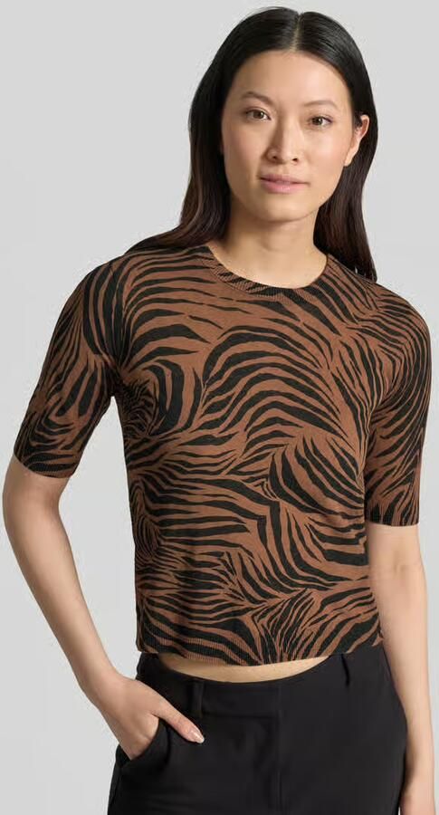 Max Mara Studio regular fit knitwear-shirt van katoenmix model 'AGO'