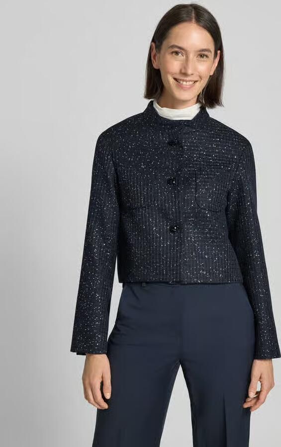 Max Mara Studio Regular fit korte blazer van katoenmix model 'OUMO' - Foto 2