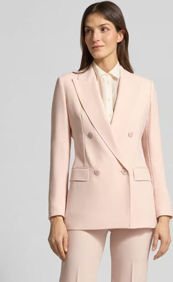 Max Mara Studio Regular fit lange blazer van zuivere scheerwol - Foto 3