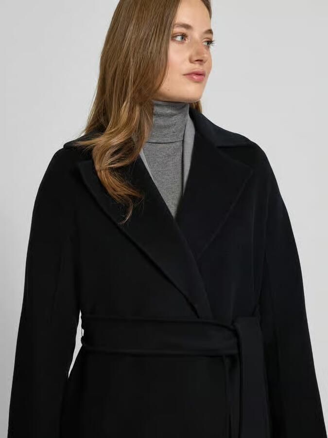 Max Mara Studio Regular fit lange jas met kasjmier model 'CLES' - Foto 2