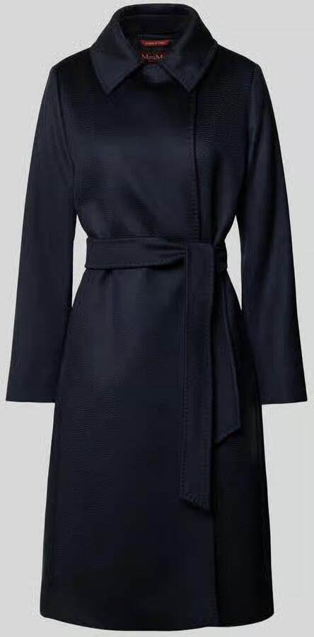 Max Mara Studio Regular fit lange jas van zuivere scheerwol model 'BCOLLAG' - Foto 2
