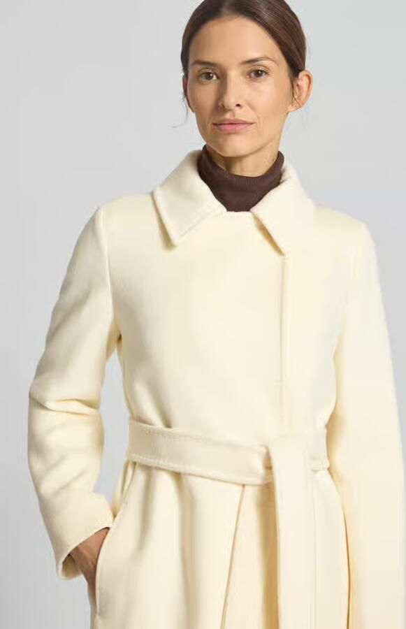 Max Mara Studio Regular fit lange robejas van zuivere scheerwol model 'BCOLLAG'