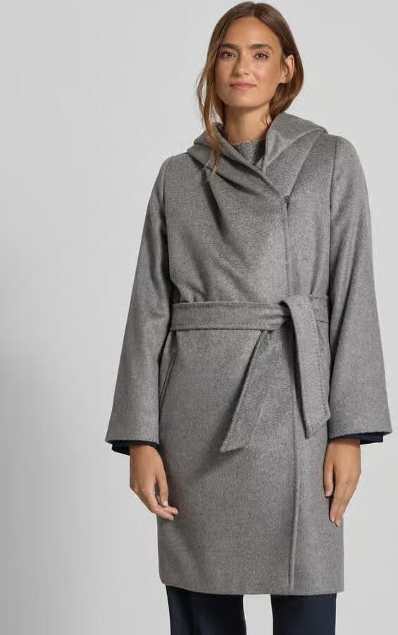 Max Mara Studio Regular fit lange wollen jas van zuivere scheerwol model 'NEWMANG' - Foto 2