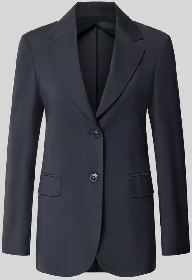 Max Mara Studio Regular fit longblazer van pure scheerwol model 'ASSENZI' - Foto 2
