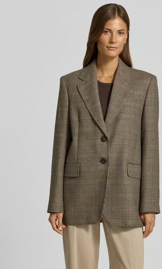 Max Mara Studio Regular Fit longblazer van pure scheerwol model 'TALCA' - Foto 3