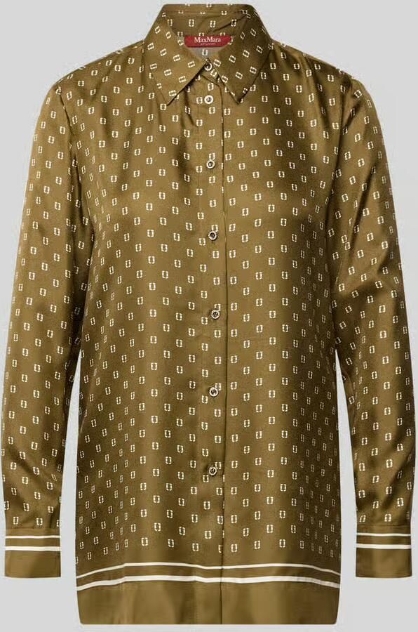 Max Mara Studio regular fit overhemdblouse van pure zijde model 'TENUTA' - Foto 2