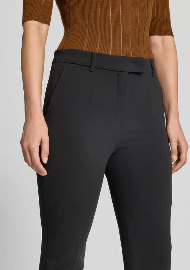 Max Mara Studio regular fit pantalon met riemlussen model 'JERTA'