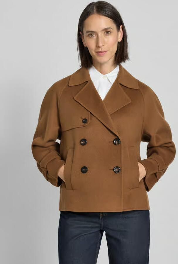 Max Mara Studio Regular fit wollen jack van een mix van scheerwol en zijde met kasjmier model 'NUPAR' - Foto 2