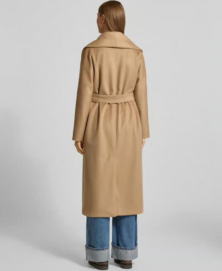 Max Mara Studio Regular fit wollen mantel van een mix van kasjmier en alpaca model 'SPIGA'