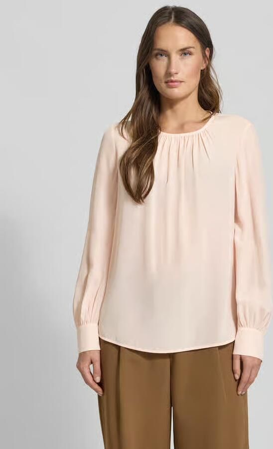 Max Mara Studio Regular fit zijden blouse met plooien - Foto 3