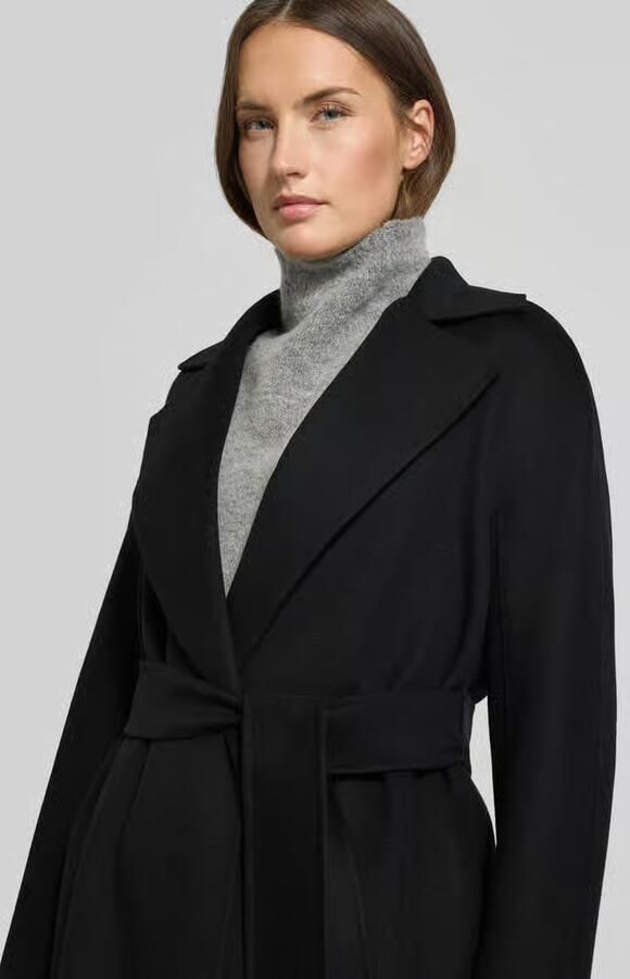 Max Mara Studio Relaxed fit lange wollen jas met zijde en kasjmier model 'MSTCLES' - Foto 2