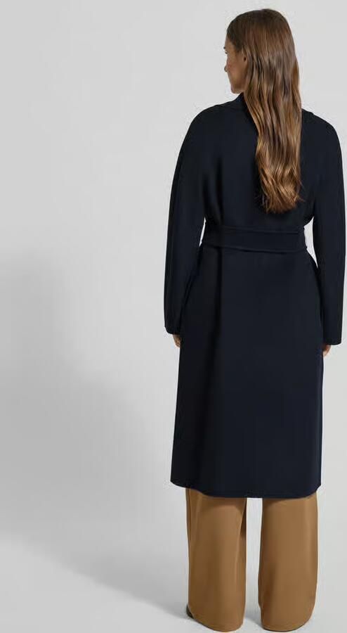 Max Mara Studio Relaxed fit lange wollen jas met zijde- en kasjmiergehalte Model 'MSTCLES' - Foto 3