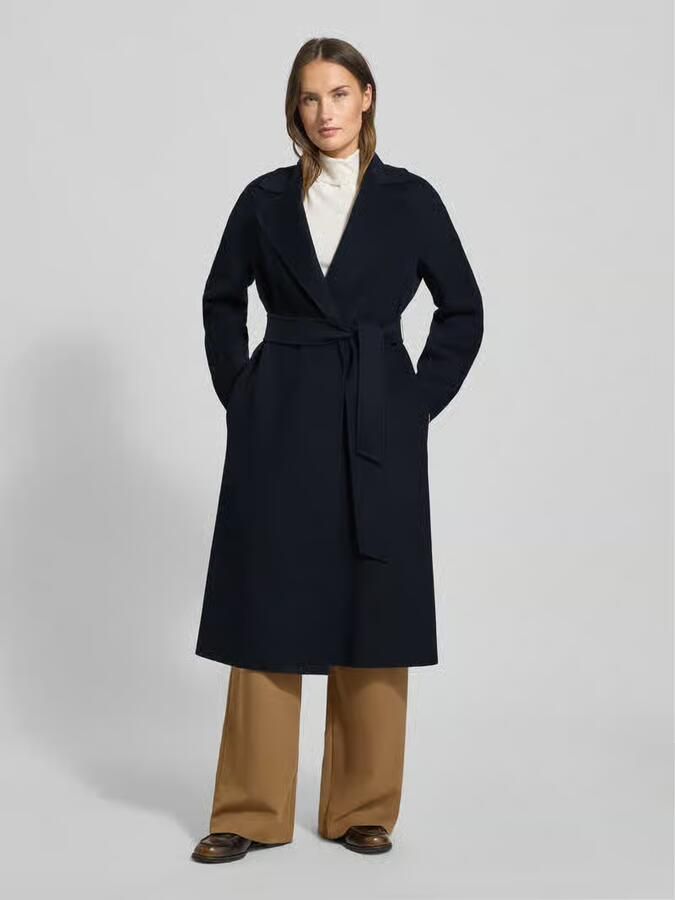 Max Mara Studio Relaxed fit lange wollen jas met zijde- en kasjmiergehalte Model 'MSTCLES' - Foto 2