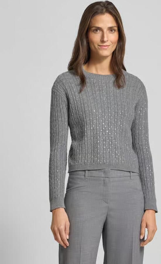 Max Mara Studio Slim fit gebreide pullover van zuivere scheerwol model 'USSURI' - Foto 2