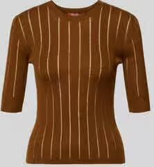 Max Mara Studio Slim fit pullover van mix van zijde en wol model 'RAGNO'