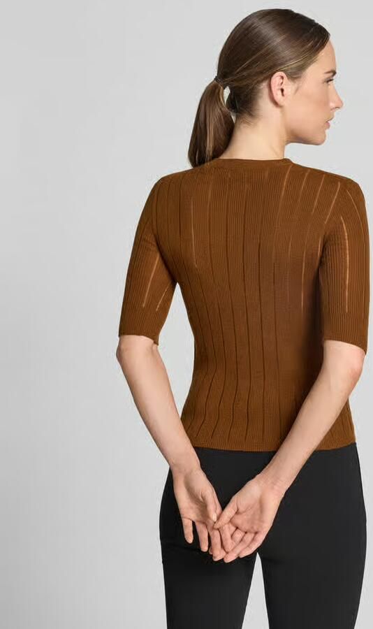 Max Mara Studio Slim fit pullover van mix van zijde en wol model 'RAGNO' - Foto 3
