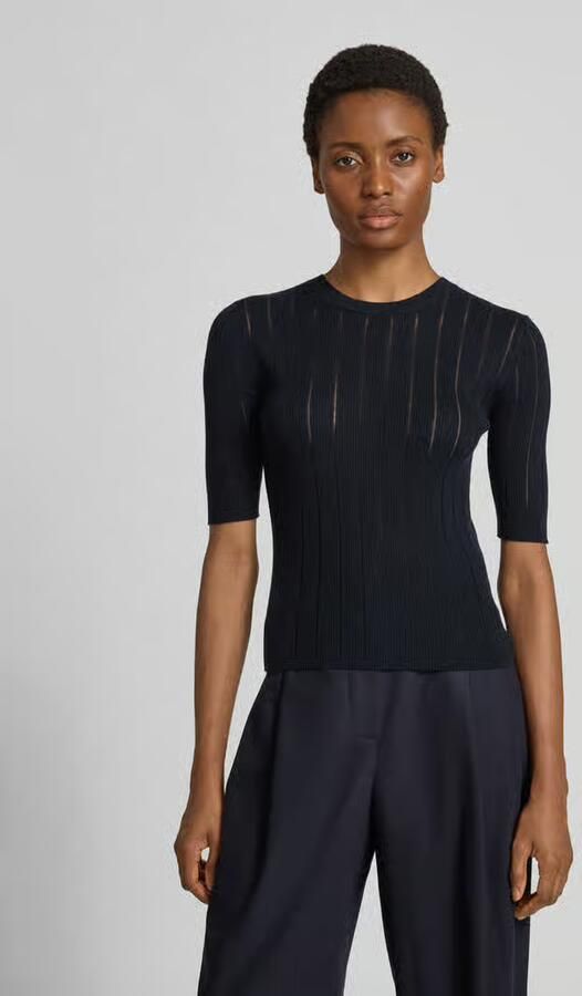 Max Mara Studio Slim fit pullover van mix van zijde en wol model 'RAGNO' - Foto 3