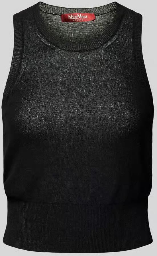 Max Mara Studio Spencer met ronde hals model 'ORVIETO' - Foto 2
