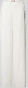 MM by Max Mara Wide leg linnen broek met elastische band model 'MINNIE' - Foto 1