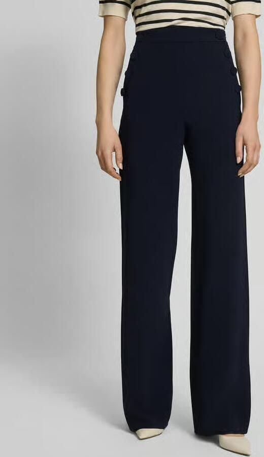 Max Mara Studio Stoffen broek met knoopsluiting model 'RINA' - Foto 2