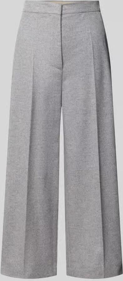 Max Mara Studio Stoffen broek van scheerwol met bandplooi
