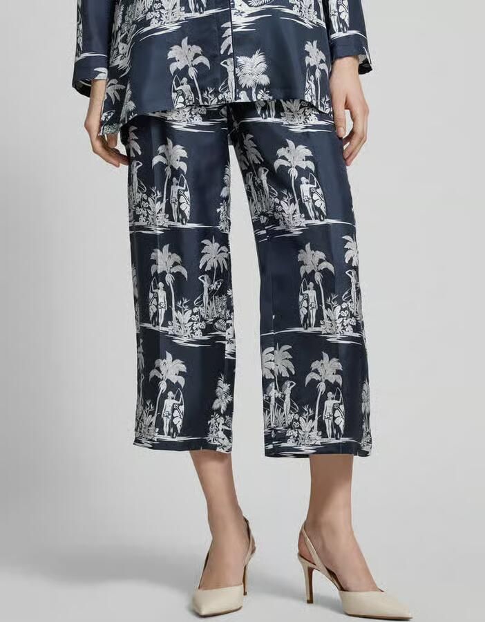 Max Mara Studio Straight leg stoffen broek met persplooien model 'PAGLIE' - Foto 2