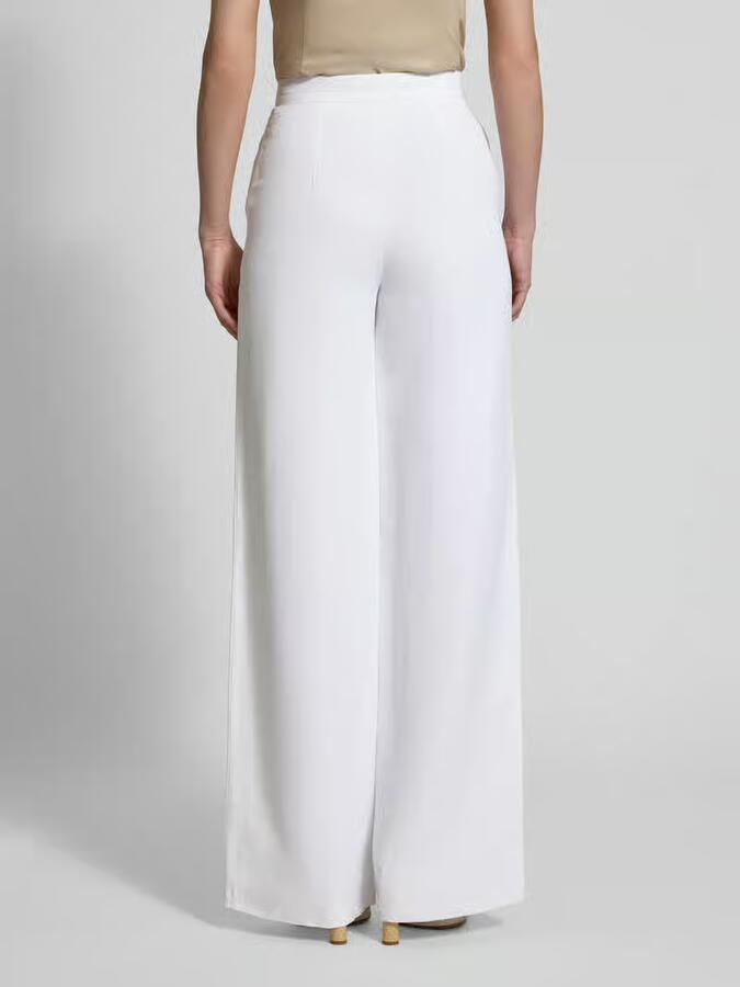 Max Mara Studio Straight leg stoffen broek met steekzakken model 'VICARIO'