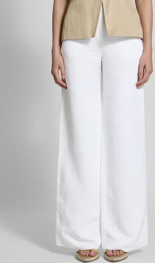 Max Mara Studio Straight leg stoffen broek met steekzakken model 'VICARIO' - Foto 2