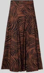 Max Mara Studio Uitlopende midi-rok van puur katoen model 'PANTEON'