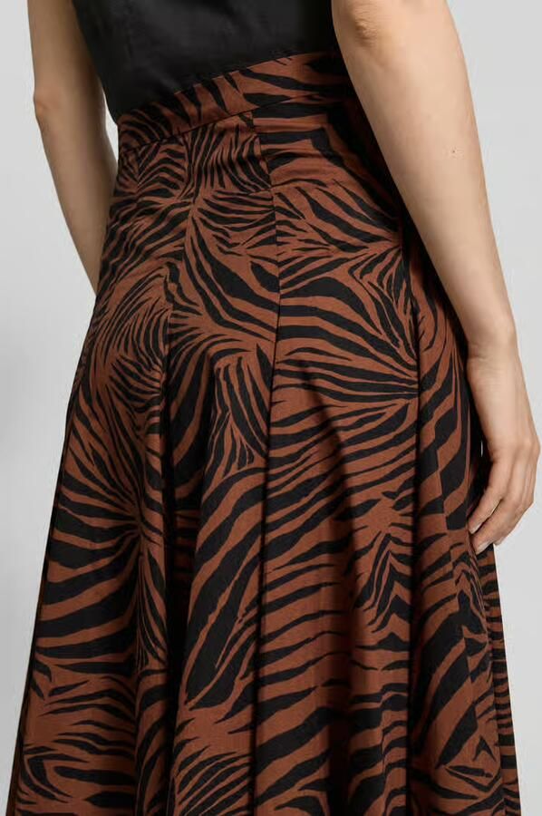 Max Mara Studio Uitlopende midi-rok van puur katoen model 'PANTEON'