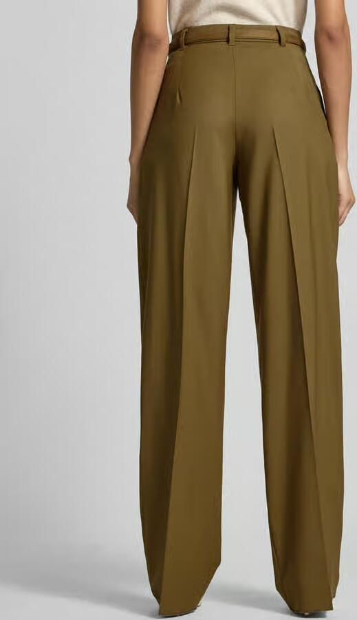 Max Mara Studio Wide leg broek van zuivere scheerwol - Foto 3