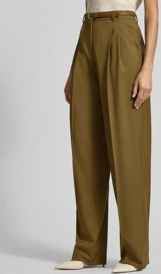 Max Mara Studio Wide leg broek van zuivere scheerwol - Foto 2