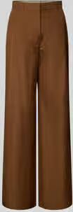 Max Mara Studio Wide leg broek van puur katoen model 'FAREA'