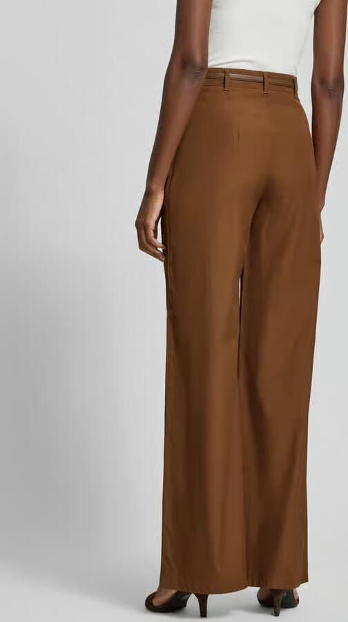 Max Mara Studio Wide leg broek van puur katoen model 'FAREA' - Foto 3